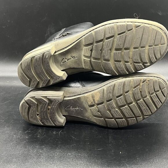 Clarks Riddle Wonder Moto Riding Boot womens 9.5 26113465 Black ankle boot biker - Picture 8 of 8